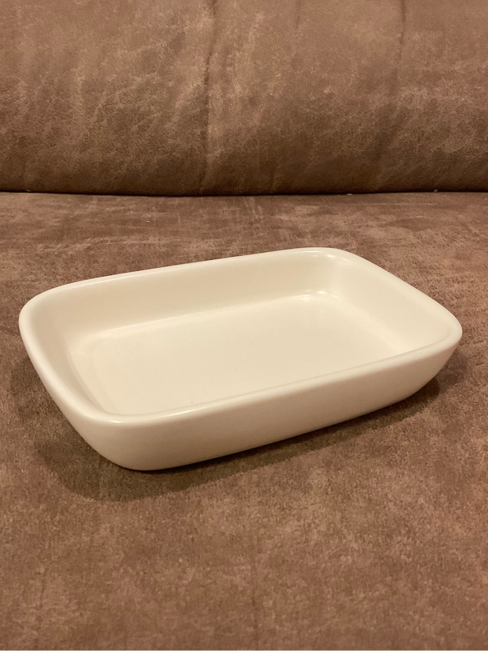 White Ceramic Soap Dish